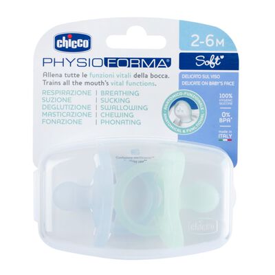 PhysioForma Soother Soft Blue (2-6 Months) (2 Pcs)